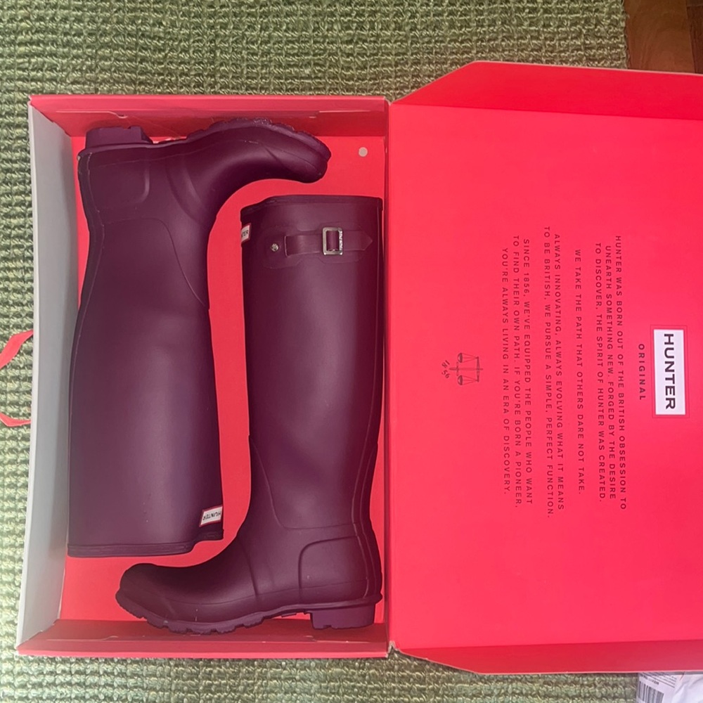 Hunter rain boots